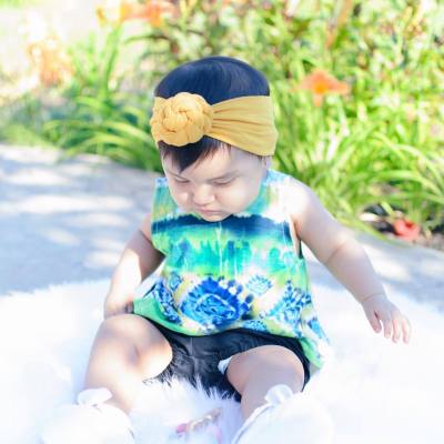 Children's hair band  models baby knotted hair band